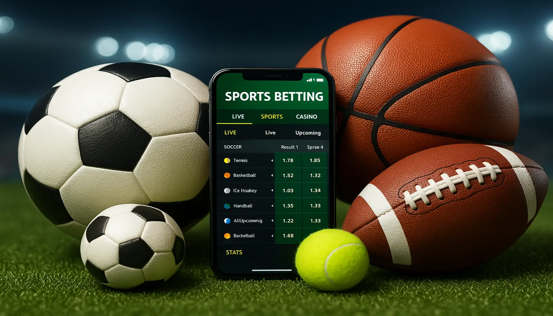 Aposte em apostas esportivas no cassino online REI777
