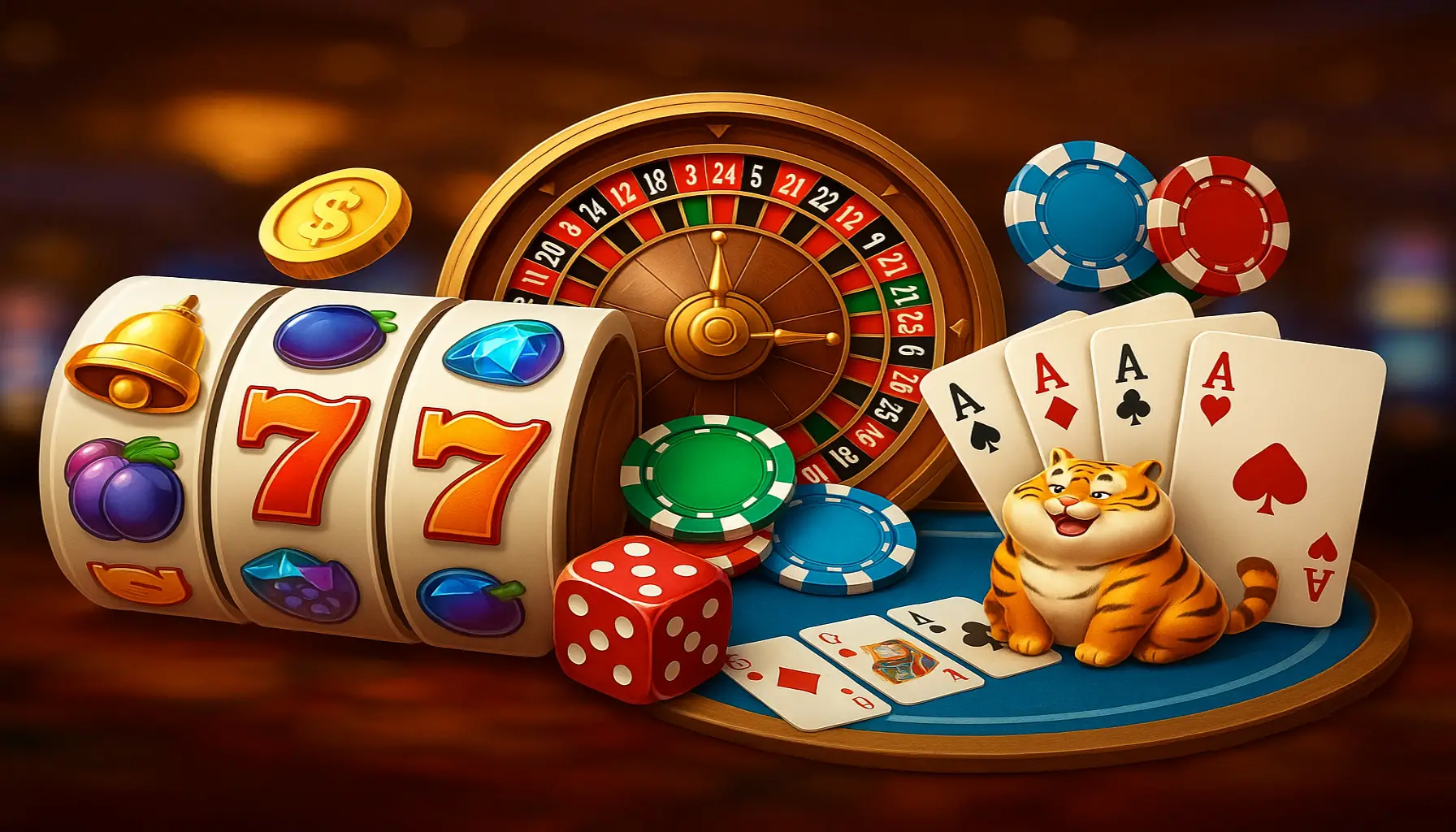 Jogos de cassino online REI777