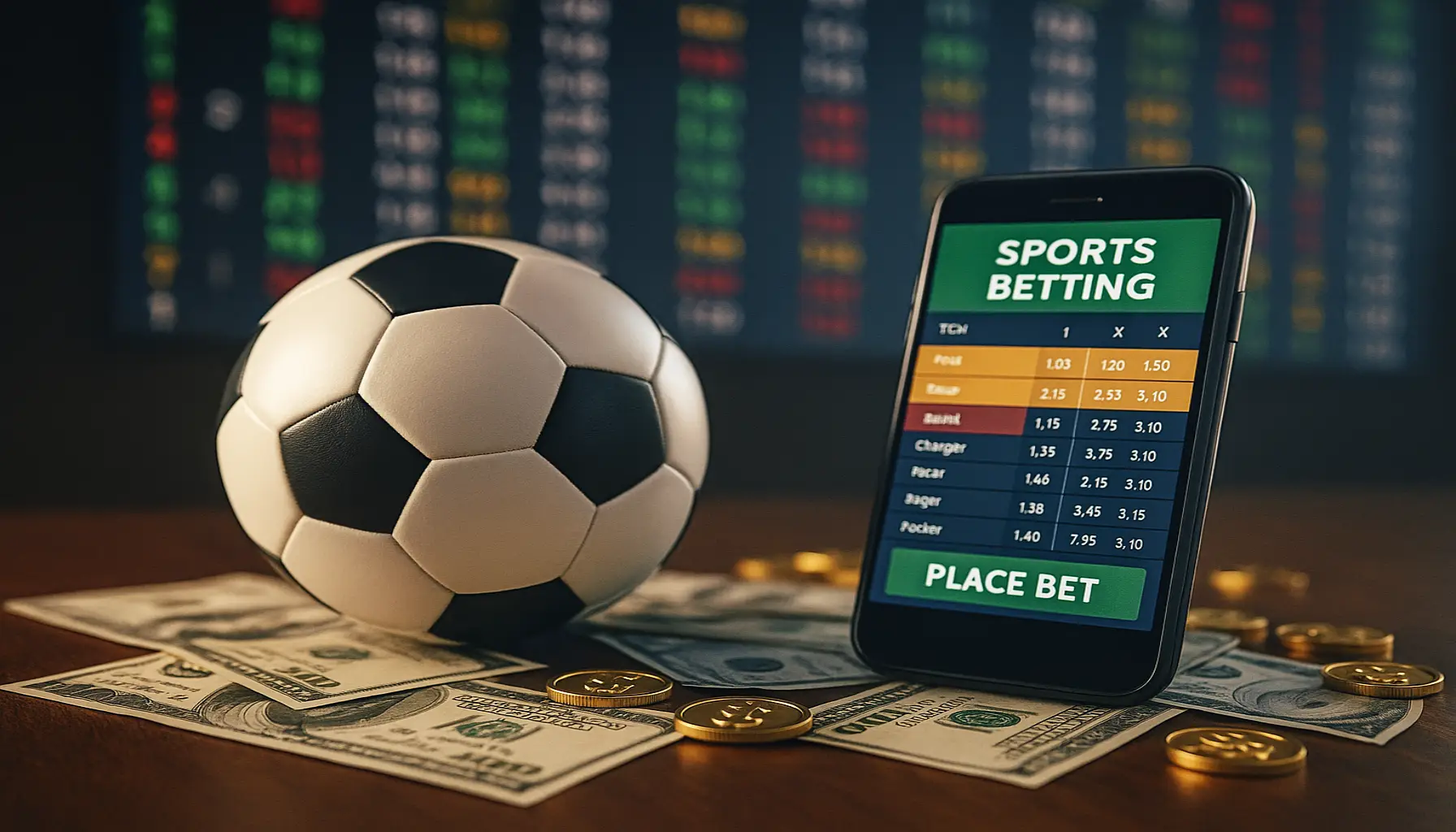 Apostas esportivas no cassino online REI777